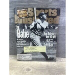 August 24 1998 Babe Ruth New York Yankees Baseball Sports Illustrated Vintage